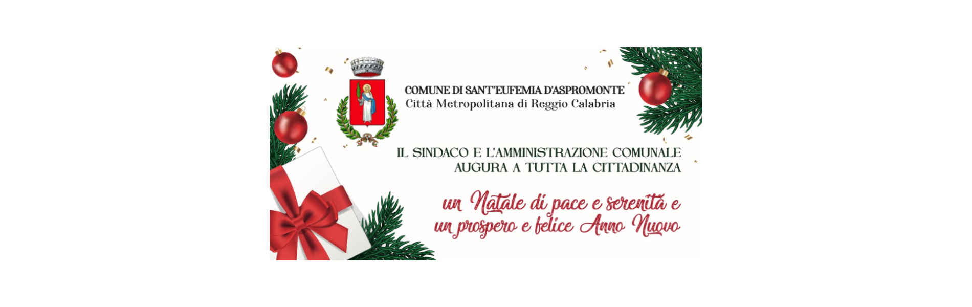 Auguri a tutta la Cittadinanza! Auguri a tutta la Cittadinanza!